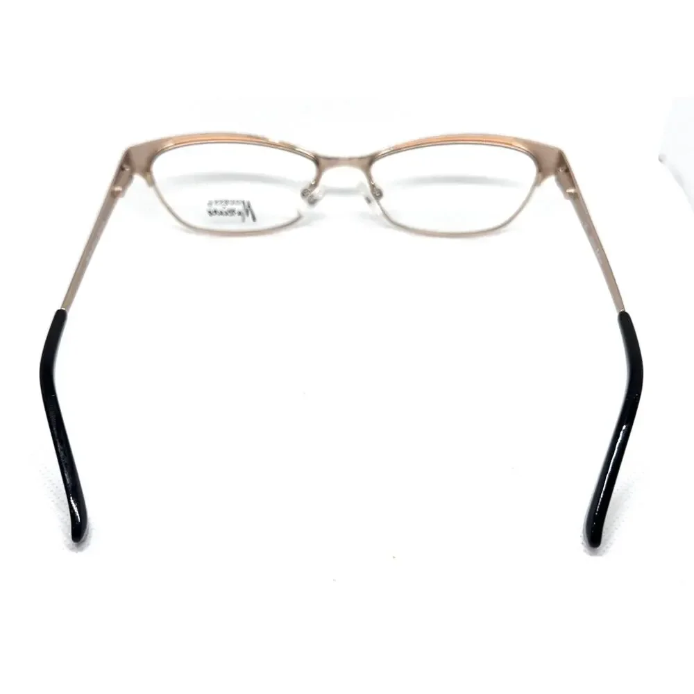 GUESS BY MARCIANO GM199 BLACK GOLD EYEGLASSES FRAMES 52-16-135 AUTHENTIC WOMENS